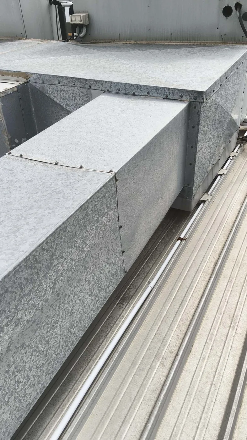 Folded metal gutter edge detail